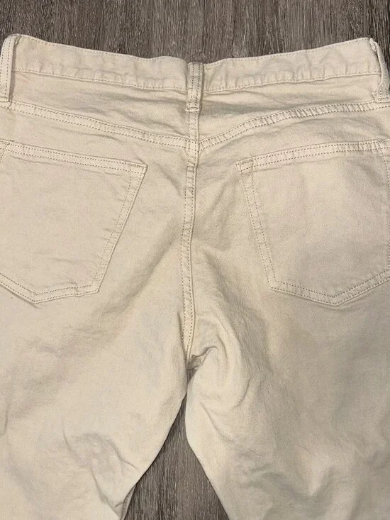 Old Navy Denim Jeans Straight Pants Men’s Size 32 X 32 Beige Built in Flex - Picture 5 of 5